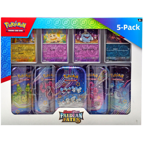 pokmon trading card game: paldea friends mini tin 5-pack SUMMER SALE] Pokemon Vibrant Tins Set of 5 1 energy symbol coin PALDEA FRIENDS MINI TINS?!! #pokemontcg