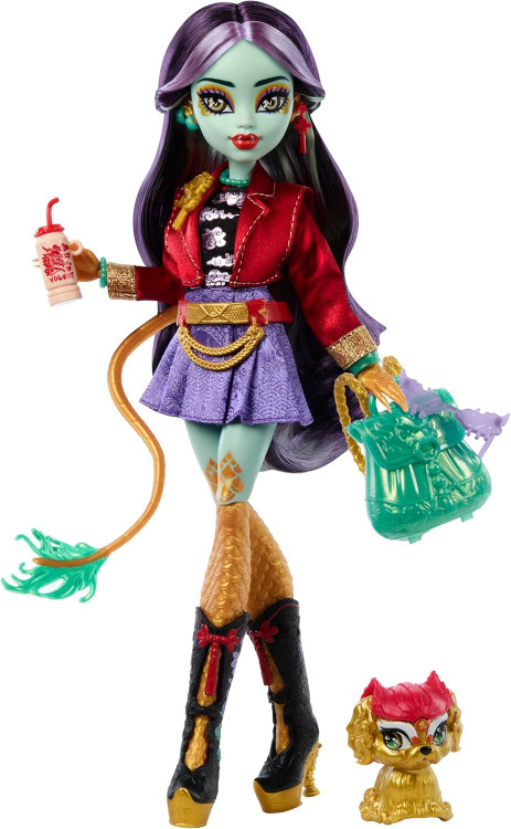 Monster High Jinafire Long with Yun Yun 10.5 Doll Mattel