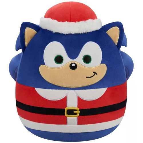 Squishmallows Sonic the Hedgehog Sonic Santa 12 Plush Kellytoys
