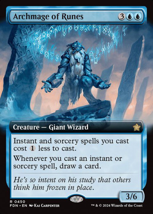 Magic The Gathering Foundations Single Card Rare Archmage of Runes