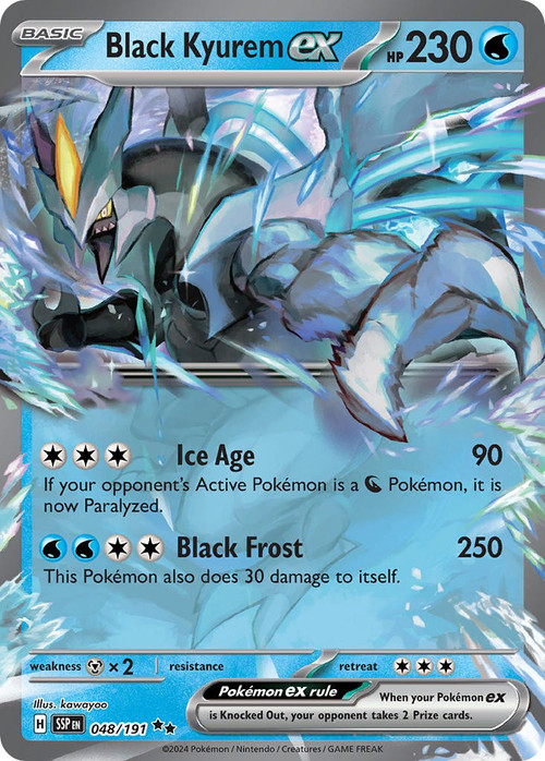 kyurem pokemon card - Black ex 218/191 Card Name Kyurem #050 - Unbroken Bonds