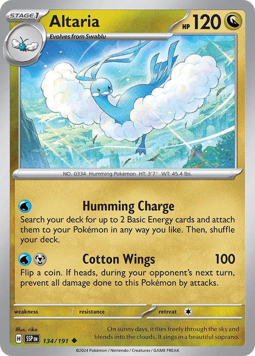 altaria pokemon card silver tempest Graded: TG11/TG30 (2022) Holo CGC Pristine 10 end display Altaria 3D Pokemon Card Set: