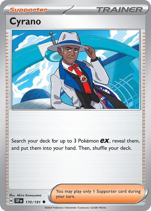 Pokemon Trading Card Game Surging Sparks Single Card Uncommon Cyrano 170 -  ToyWiz
