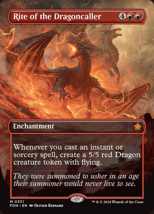 Magic The Gathering Foundations Single Card Mythic Rare Rite