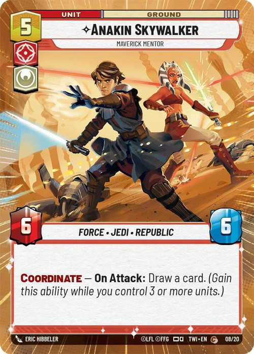 STAR WARS GALAXY Anakin Skywalkerカード swultwsp08foil__13318.