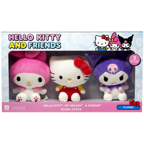 Sanrio Hello Kitty Friends Classic Hello Kitty, My Melody Kuromi 7