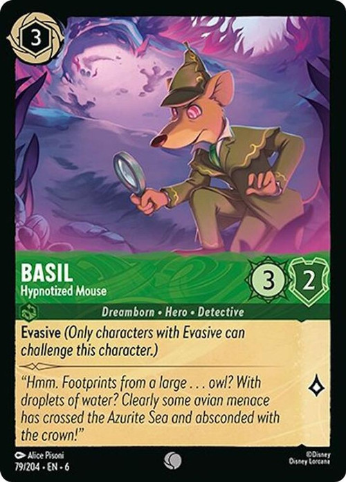 Disney Lorcana Trading Card Game Azurite Sea Single Card Common