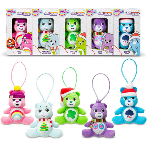Care Bears Micro Teenies Holiday Cheer, Grumpy, Share, Good Luck