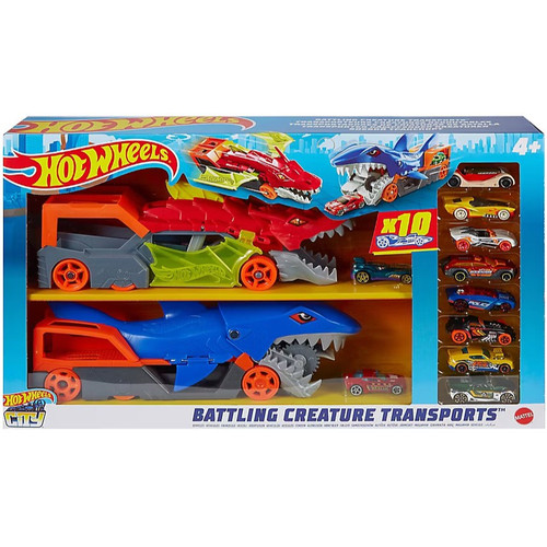 Hot Wheels City Battling Creature Transports Exclusive 164 Diecast