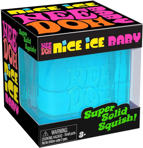 NeeDoh Nice Ice Baby 1.5 Stress Ball 1 RANDOM Color, Smaller Nice