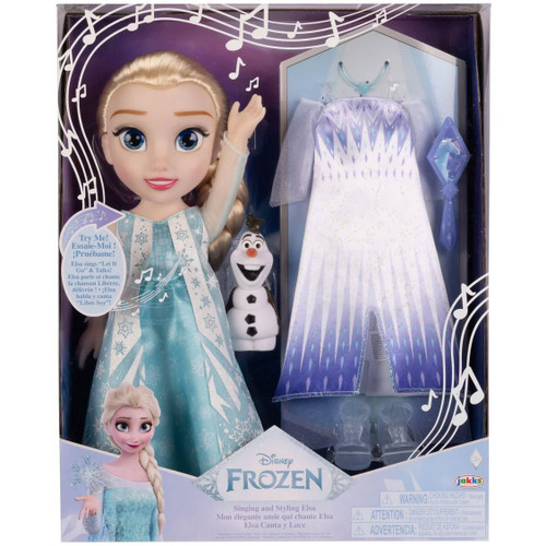 Disney Frozen 2 Singing Styling Elsa 14 Doll Jakks Pacific - ToyWiz