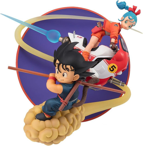Tamashii Nations Dragon Ball FiguartsZERO Son Goku & Bulma 7.1-Inch Collectable Figure