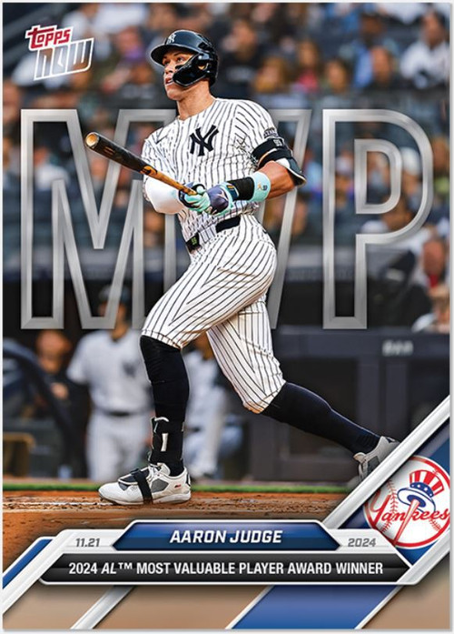 MLB New York Yankees 2024 NOW Baseball Single Card Aaron Judge OS 