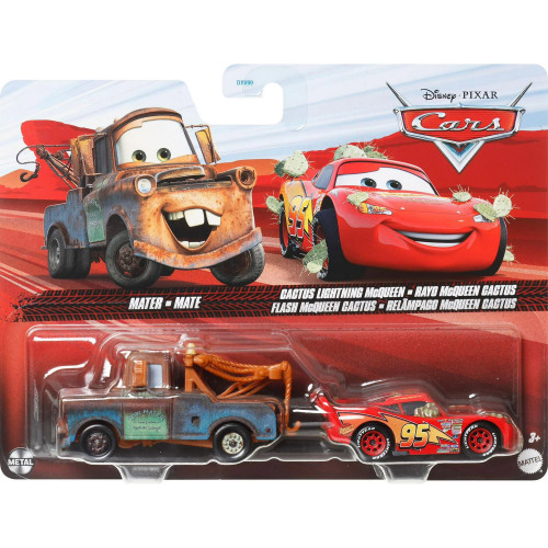 Disney Cars 2016 Diecast 2 Pack Mater & Lightning McQueen
