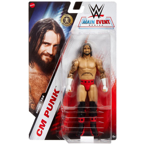 WWE Wrestling Main Event Series 154 CM Punk 6 Action Figure