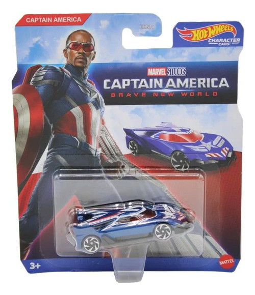 Hot Wheels Captain America Brave New World Character Cars Captain