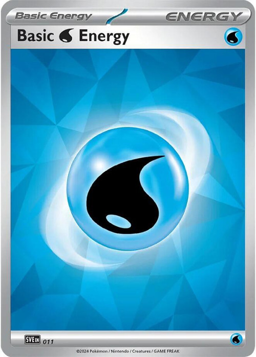 Pokemon Scarlet Violet Promo Single Card Holo Water Energy Cracked Ice Holo  - ToyWiz