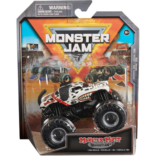 Monster Jam Series 35 Monster Mutt Dalmation 164 Diecast Car Spin