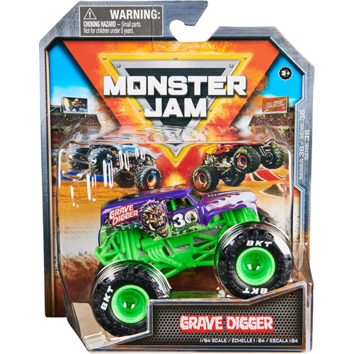 MONSTER JAM GRAVE DIGGER ミニカー Monster Jam Series 36 Grave Digger 164 Diecast Car Spin Master