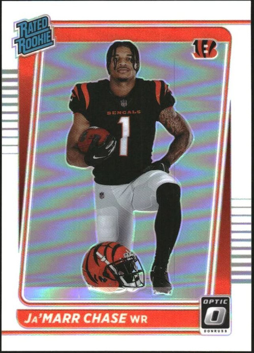 専用　新品Marine Serre Moon Diamond ジャカードベレー 2021 Mosaic Ja'Marr Chase Reactive Blue #307 PSA 10 | eBay