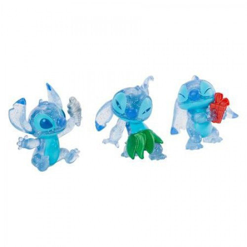 Disney Lilo Stitch Holiday Collector 2 Mini Figure 3-Pack