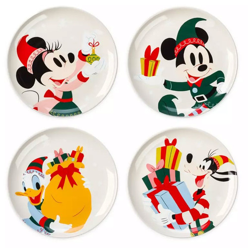 Disney Mickey Mouse Friends Holiday Exclusive Plate Set - ToyWiz