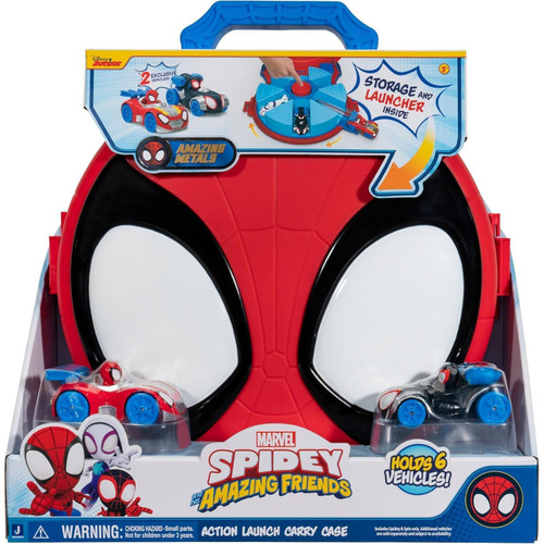Marvel Spidey His Amazing Friends Action Launch Carry Case Playset
