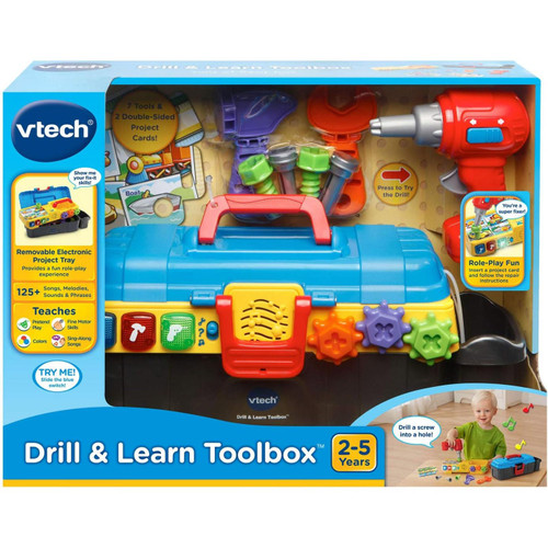 V-Tech Drill Learn Toolbox - ToyWiz