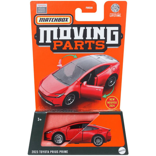 Matchbox 2023 Toyota Prius Prime – Spielzeugauto Mit Beweglichen Teilen, Grau