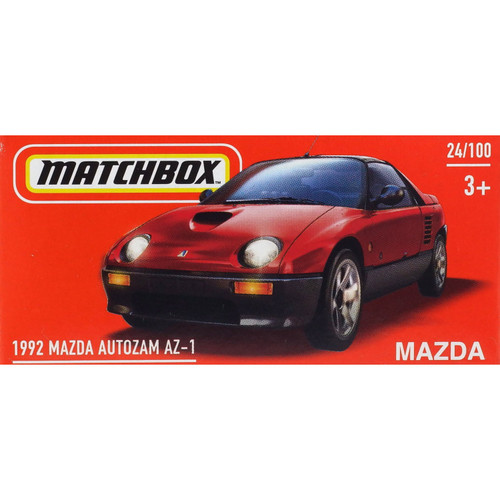 Matchbox 1992 Mazda Autozam AZ-1 Diecast Car Red Mattel - ToyWiz