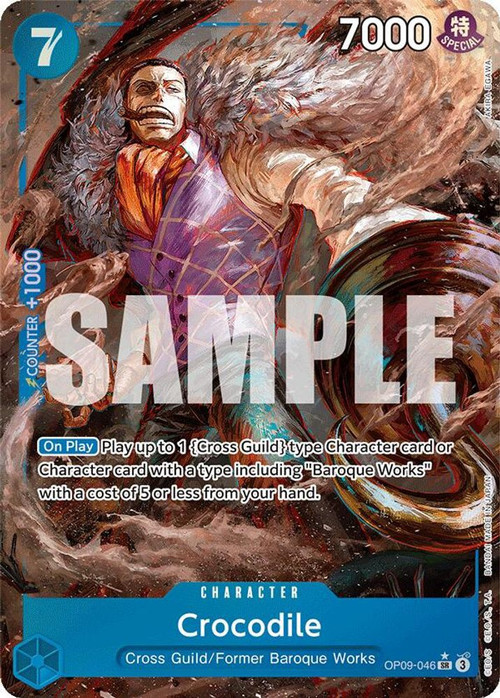 One Piece Trading Card Game Emperors in the New World Single Card Super  Rare Crocodile OP09-046 Parallel - ToyWiz
