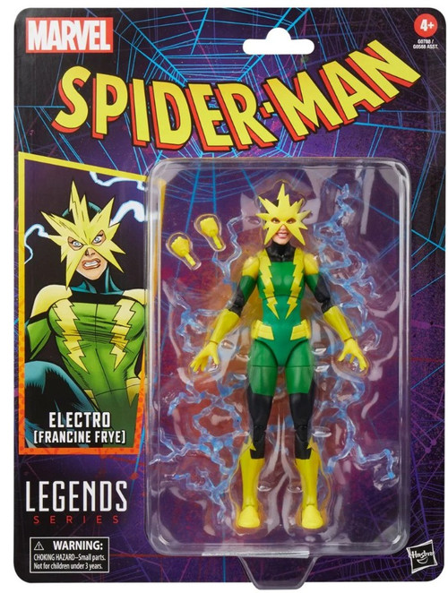 Marvel Spider-Man Marvel Legends Retro Series Electro 6 Action Figure ...