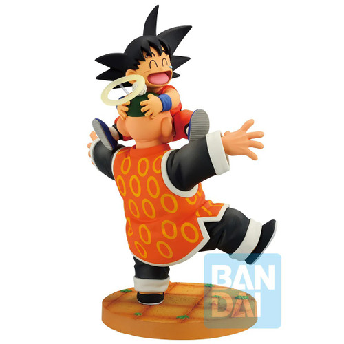 Dragon Ball Revible Moment Ichibansho Son Goku &amp; Grandpa Son Gohan 6.3-Inch Collectable Figure [Dragon History II]