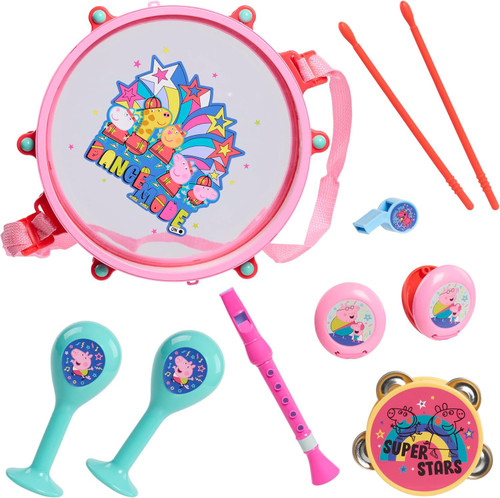 Peppa Pig Peppa Party Drum Set Exclusive Just Play ToyWiz