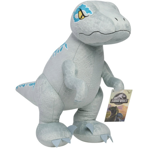 Jurassic World Dominion Velociraptor Blue 16 Plush Just Play ToyWiz