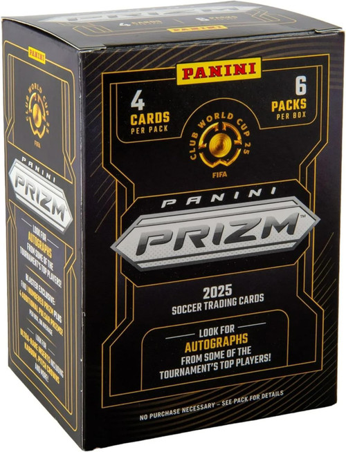 FIFA World Cup Panini 2025 Prizm Soccer Trading Card BLASTER Box 6