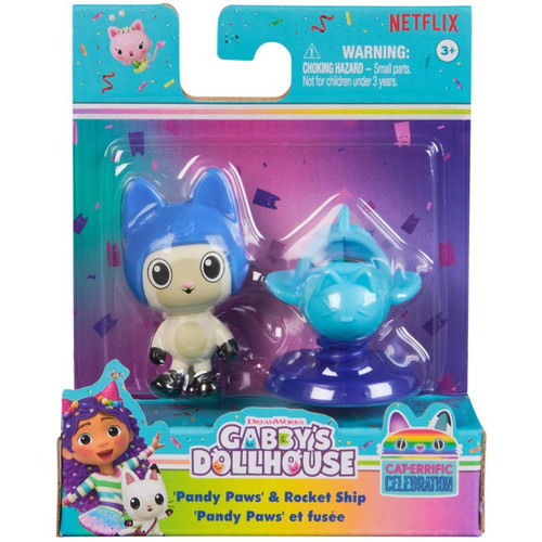 Gabbys Dollhouse Cat-Errific Celebration Pandy Paws Rocket Ship 2