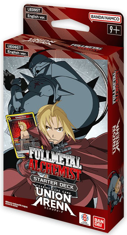 fullmetal alchemist union arena booster box Card Game Full Metal Volume 1 Starter Deck UE09ST 50 Cards Bandai action cards Union Arena: Fullmetal Alchemist -