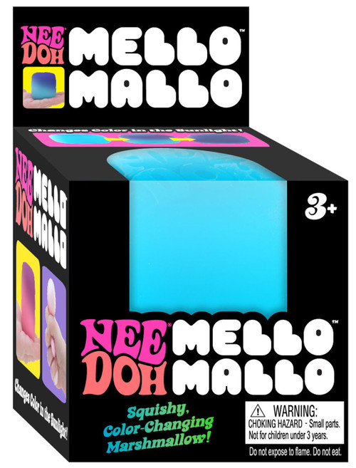 NeeDoh Mello Mallo BLUE Stress Ball Squishy Color Changing