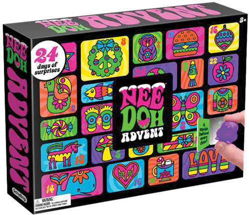 スクイーズ ニードー NeeDoh Squishmas アドベントカレンダー 2024 Schylling NeeDoh Squishmas Advent Calendar - 24 Mini