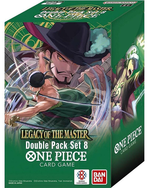 One Piece Trading Card Game Legacy of the Master Volume 8 Double Pack Set  DP-08 ENGLISH, 2x OP-12 Booster Packs DON Card Bandai - ToyWiz