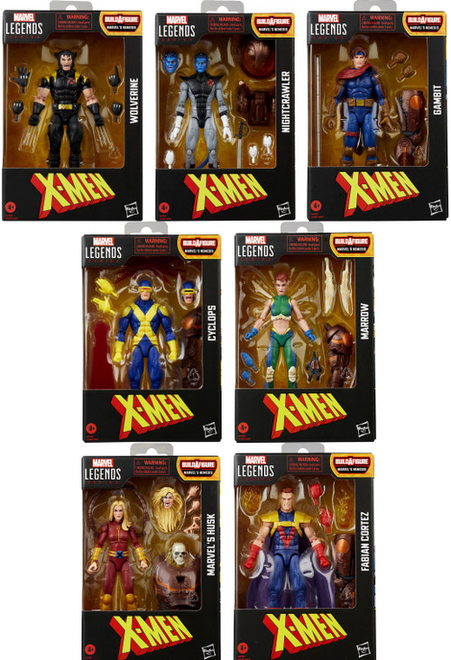 Marvel X-Men Marvel Legends Nemesis Series Wolverine, Cyclops