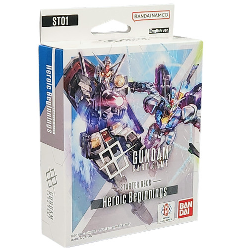 Gundam Trading Card Game Heroic Beginnings Starter Deck ST01 Blue