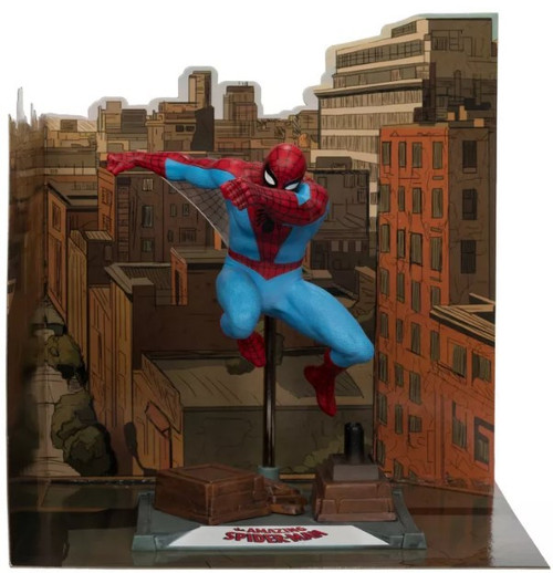McFarlane Toys - Marvel Spider-Man à l'échelle 1:6ème à collectionner avec scène (Spider-Man #1