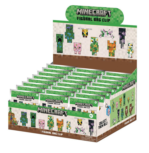 Minecraft 3D Figural Bag Clip Minecraft Series 3 Mystery Box 24