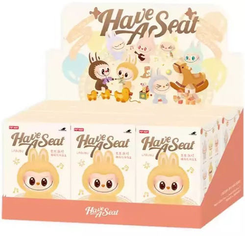 Labubu Have A Seat Mystery Plush Box 6 Packs Pop Mart - ToyWiz