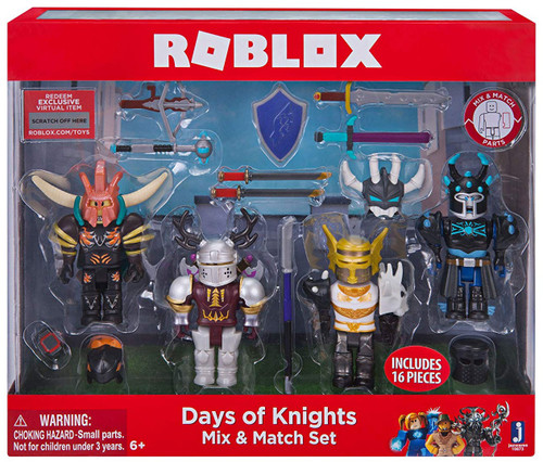Roblox Mix Match Days of Knights 3 Figure 4-Pack Set RANDOM Box