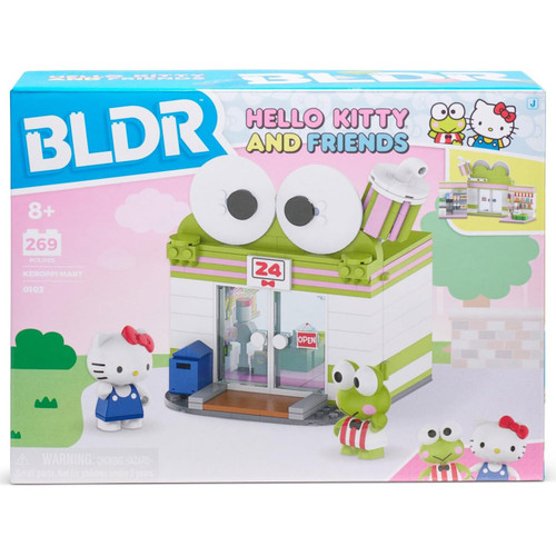 BLDR Hello Kitty Friends Keroppi Mart Building Set 0103 Jazwares