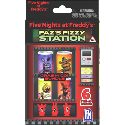 Five Nights at Freddys Fazs Fizzy Station Grab N Go Bundle Mystery