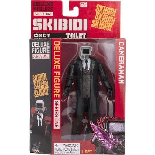 Skibidi Toilet Series 1 Cameraman 6 Action Figure Bonkers Toy Co